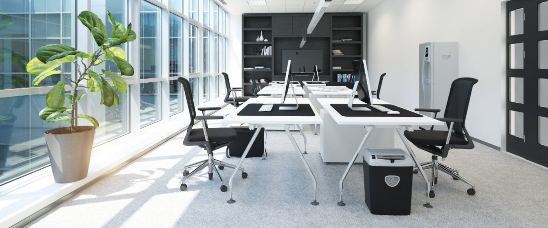 What is the fastest way to clean an office building?