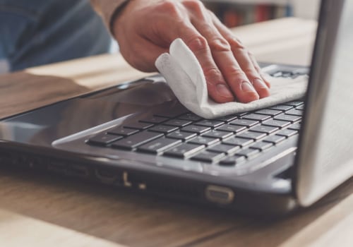 What is the most effective way to clean your office?