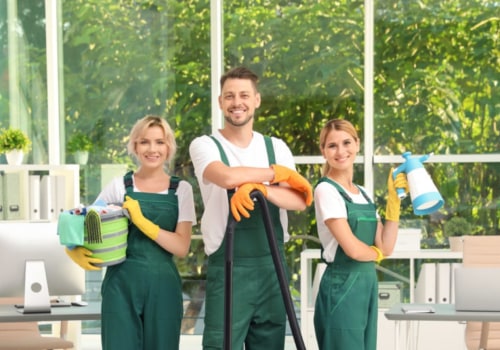 What is included in an office cleaning?